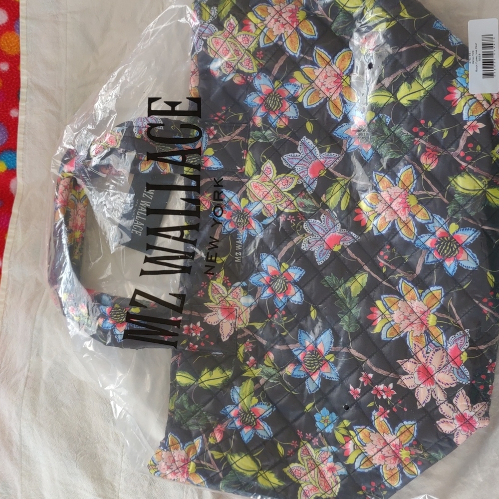 NWT MZ Wallace Metro tote in Black Floral